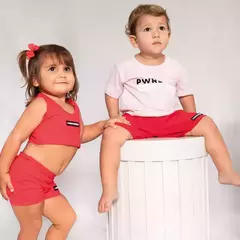 SHORTS INFANTIL VERMELHO - comprar online