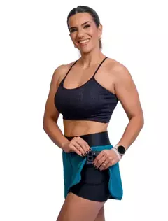 SHORTS RUNNING AZUL PETROLEO - Armazém do Wod
