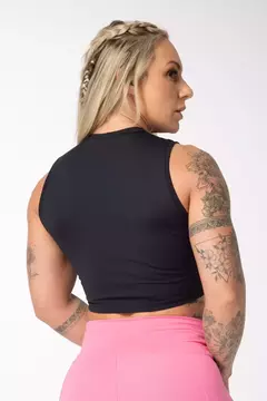 Regata Cropped Kebra Kexo Black - comprar online