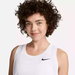 NIKE CAMISETA SEM MANGA W DF BRANCA - Armazém do Wod