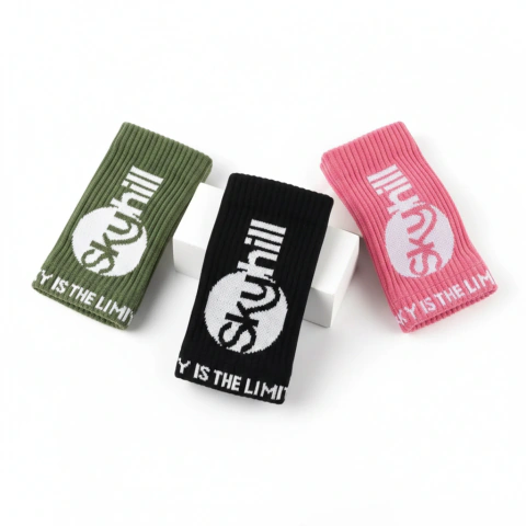 Munhequeira Skyhill Canelada para Suor e Grip Unissex - Par