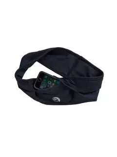 RUNNING BELT - CINTO DE LYCRA - PRETO