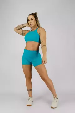 Short Curto Básico Kebra Kexo Turquesa
