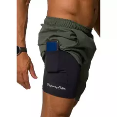 BERMUDA SQUAT VERDE MILITAR - comprar online
