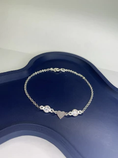 PULSEIRA CORAÇÃO C/ ZIRCONIA(18,5CM) - comprar online