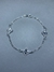Pulseira inspiração 3 mini trevos trabalhados - comprar online