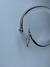 BRACELETE OVAL GROSSO COM TRAVA CLIC - PRATAS 1K