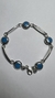 PULSEIRA INDIANA 5 PEDRAS PEQUENA - PRATAS 1K