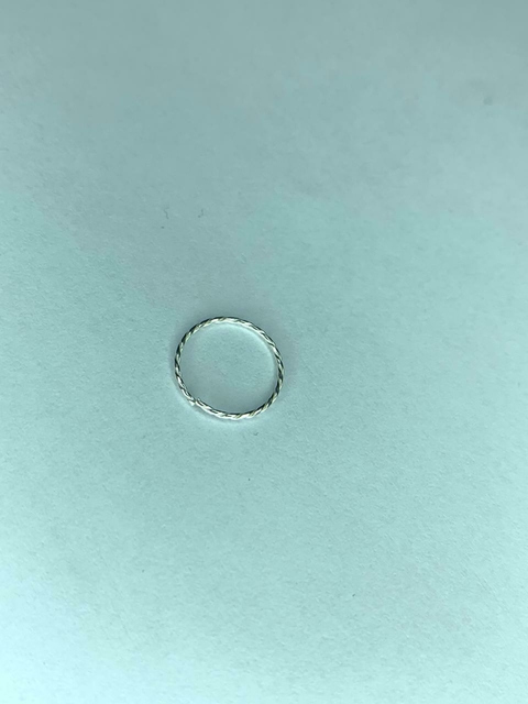 PIERCING ARGOLA TORCIDA AP078 8M