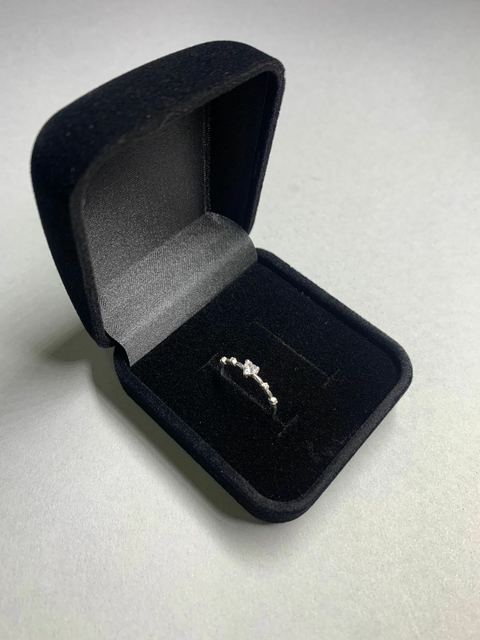 ANEL CORAÇÃO EM ZIRCONIA - comprar online