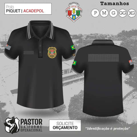 POLO - ALUNO - Acadepol PCSP - MASCULINO - comprar online