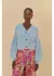 Cardigan Curto Pelinho Azul - Farm - comprar online