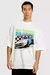 T-Shirt Baw New Over Motor Paradaise - Off White - comprar online