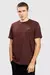 T-Shirt Baw Regular Logo - Marrom - comprar online