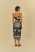 Saia Midi Estampada Coqueiral - Farm - loja online