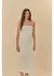 Vestido Sem Alça Pregas - Farm - comprar online
