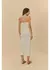 Vestido Sem Alça Pregas - Farm - loja online