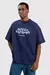 T-Shirt Baw New Over Baw x Smiley Tickets - Azul Marinho na internet