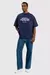 T-Shirt Baw New Over Baw x Smiley Tickets - Azul Marinho - comprar online