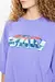 T-Shirt Baw New Over Gradient Metal Colors - Roxo Lavanda - Duroc Store