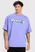 T-Shirt Baw New Over Gradient Metal Colors - Roxo Lavanda na internet