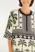 Vestido T-Shirt Estampado Jardim Tropical - Farm - Duroc Store