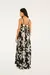 Vestido Longo Estampado Coqueirada - Farm - loja online