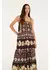 Vestido Cropped Estampado Flori - Farm - comprar online