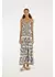 Vestido Longo Estampado Jardim Chintz Lenço - Farm - comprar online