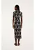 Saia Midi Estampada Tigres - Farm - loja online