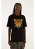 T-Shirt Media Onça Esmeralda Preta - Farm - comprar online