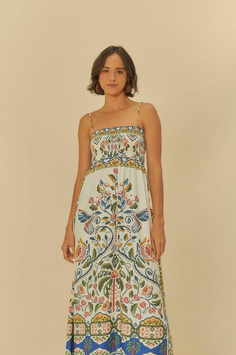 Vestido Estampado Sonho Guaraná - Farm - comprar online