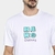 T-Shirt Baw Square Logo - Branco na internet