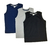 Kit 3 Regatas 100% Algodão Juvenil Infantil - loja online