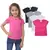 Kit 4 Babylook Camiseta Manga Curta Cotton Infantil Menina na internet