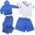 Imagem do Kit Uniforme Escolar Menino infantil 7 peças tamanho 2 ao 8