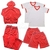 Kit Uniforme Escolar Menino infantil 7 peças tamanho 2 ao 8