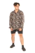 Camisa de Manga Longa Animal Print | Morfia