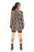 Camisa de Manga Longa Animal Print | Morfia
