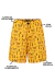 Shorts Estampado Mostarda | Morfia