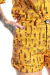 Shorts Estampado Mostarda | Morfia
