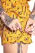 Shorts Estampado Mostarda | Morfia