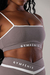 Top feminino academia cinza