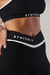 Calça legging feminina sem costura preta
