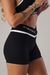 Shorts feminino academia sem costura preto