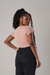 camiseta feminina cropped
