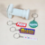 40 Llaveros Multicolores con Tu Logo Personalizados 3d - comprar online