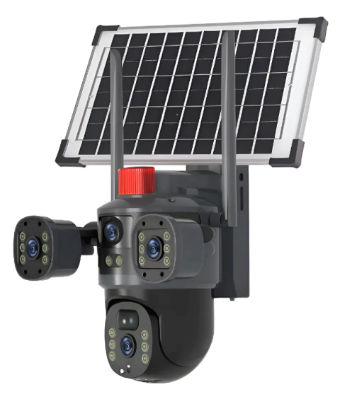 Cámara Vigilancia Solar 4k Dual-lente Wifi - comprar online
