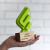 Imagen de 5 Trofeos Impresos 3D Personalizados con Base de Madera Grabada