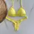 Biquini Bronze Amarelo